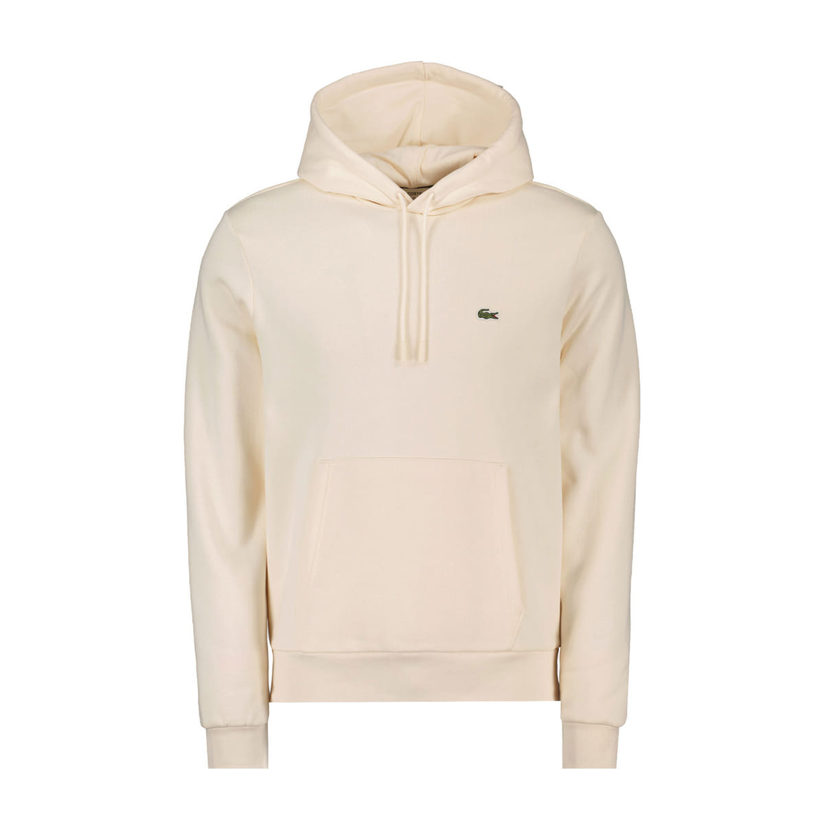 Lacoste Uomo Bianco Felpa Con Cappuccio Logo Taglia 4