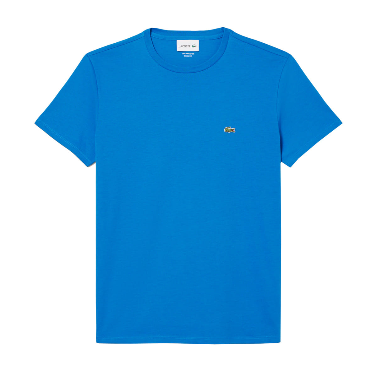 Lacoste T-shirt manica corta in cotone Pima verde scuro