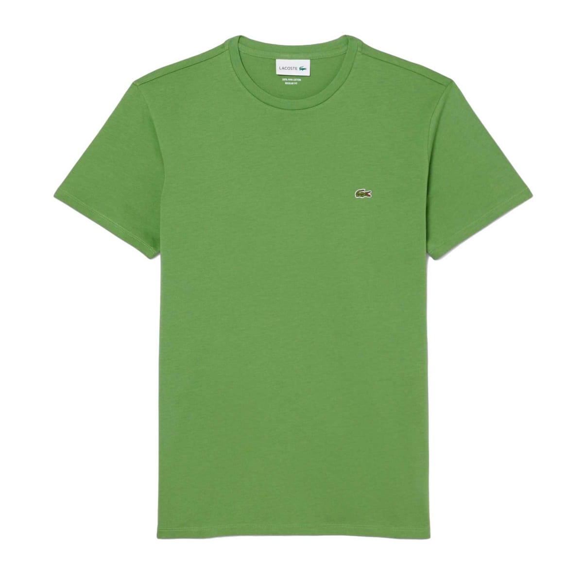 T-SHIRT LOGO IN COTONE PIMA VERDE