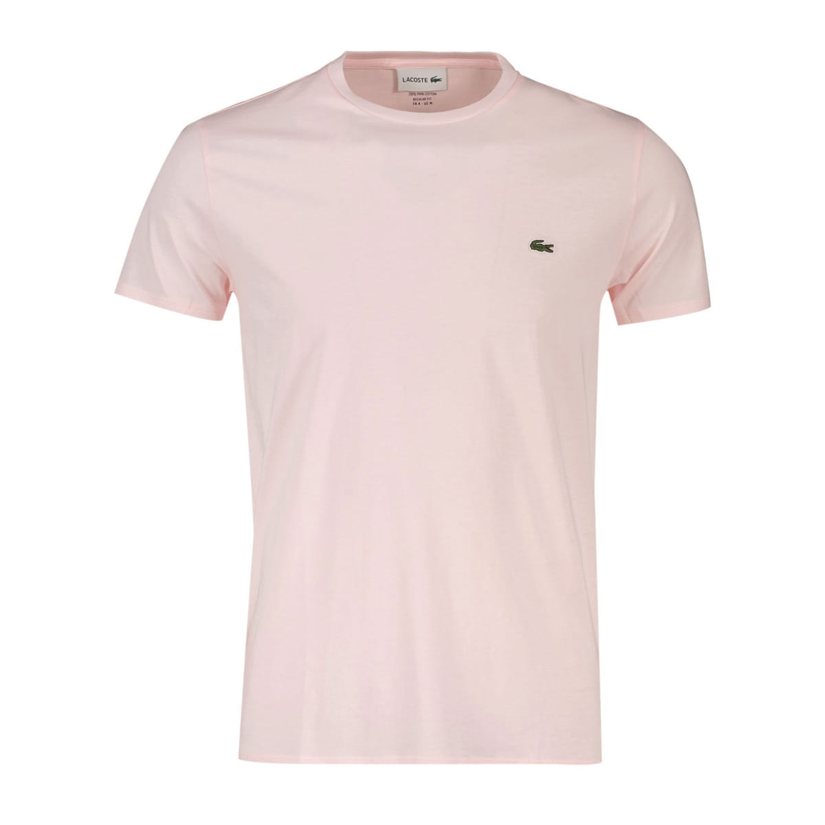 T-SHIRT LOGO IN COTONE PIMA ROSA