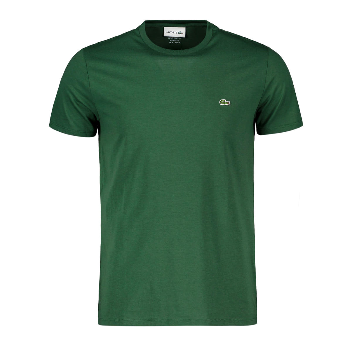 T-SHIRT LOGO IN COTONE PIMA VERDE