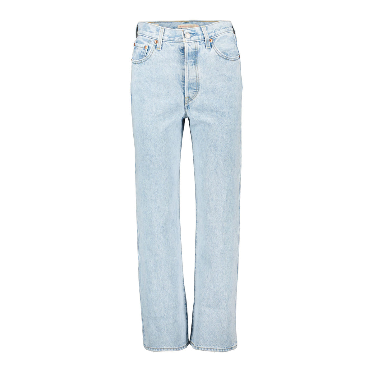 JEANS STRAIGHT CAVIGLIA A VITA ALTA DONNA