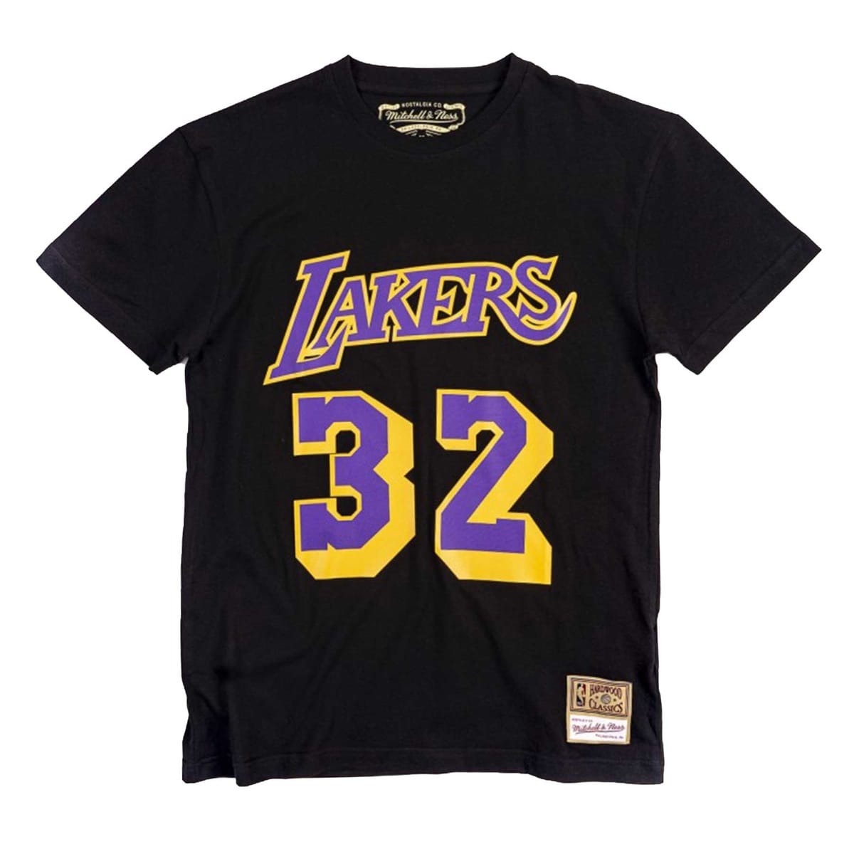 T-SHIRT NAME NUMBER JOHNSON 32 LAKERS