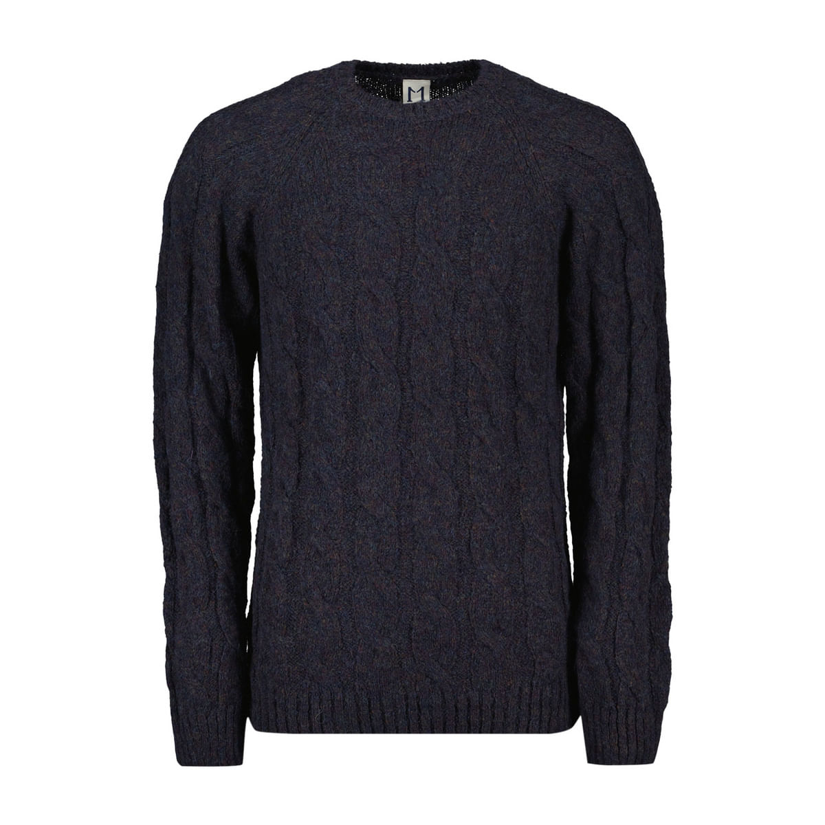 MAGLIONE TRECCIA GIROCOLLO MIX ALPACA