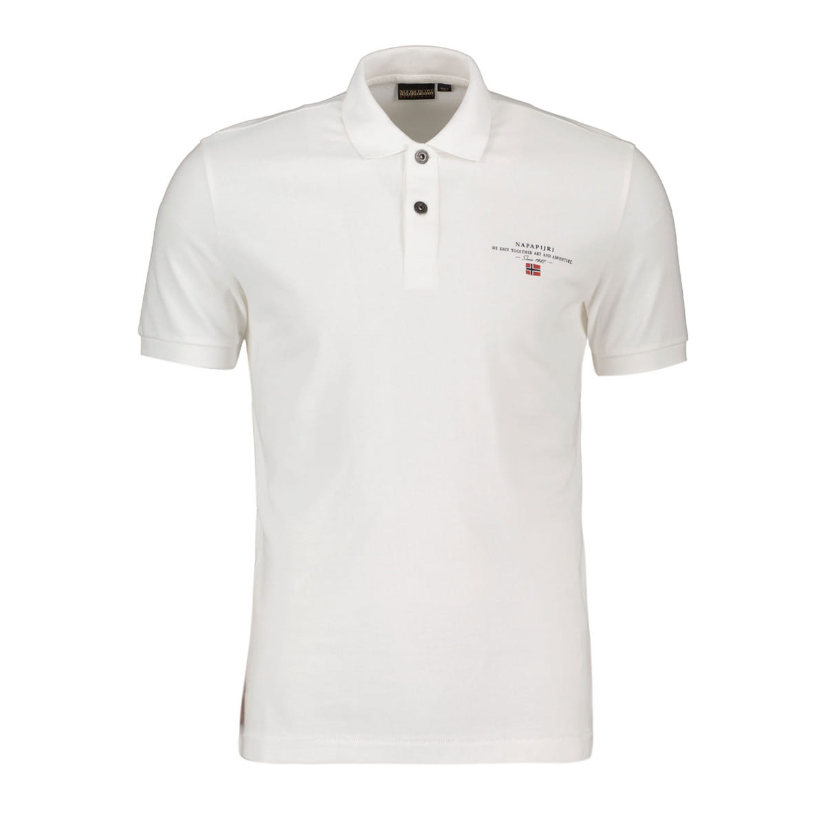 POLO CON RICAMO BANDIERA ELBAS