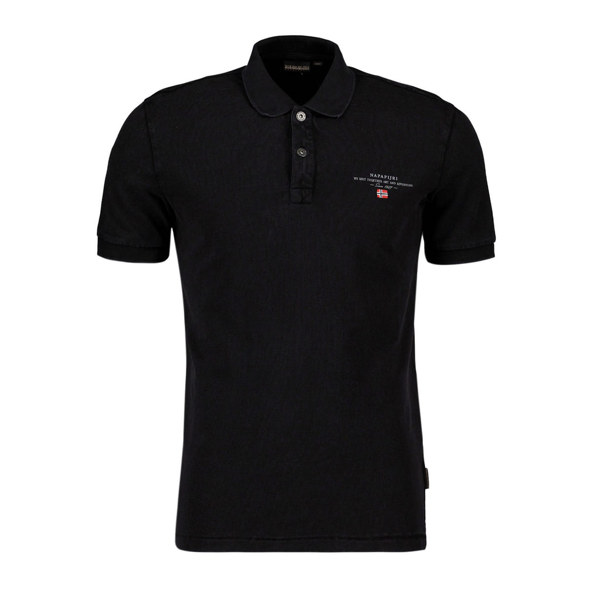 POLO CON RICAMO BANDIERA ELBAS