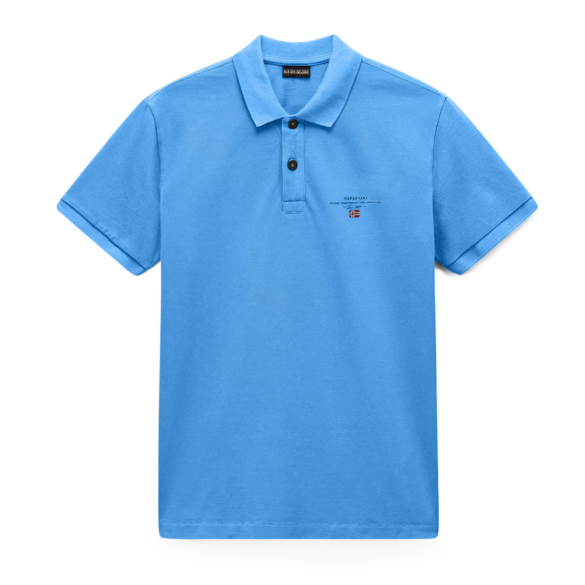 POLO CON RICAMO BANDIERA ELBAS