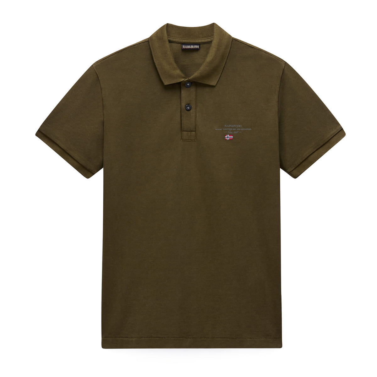 POLO CON RICAMO BANDIERA ELBAS