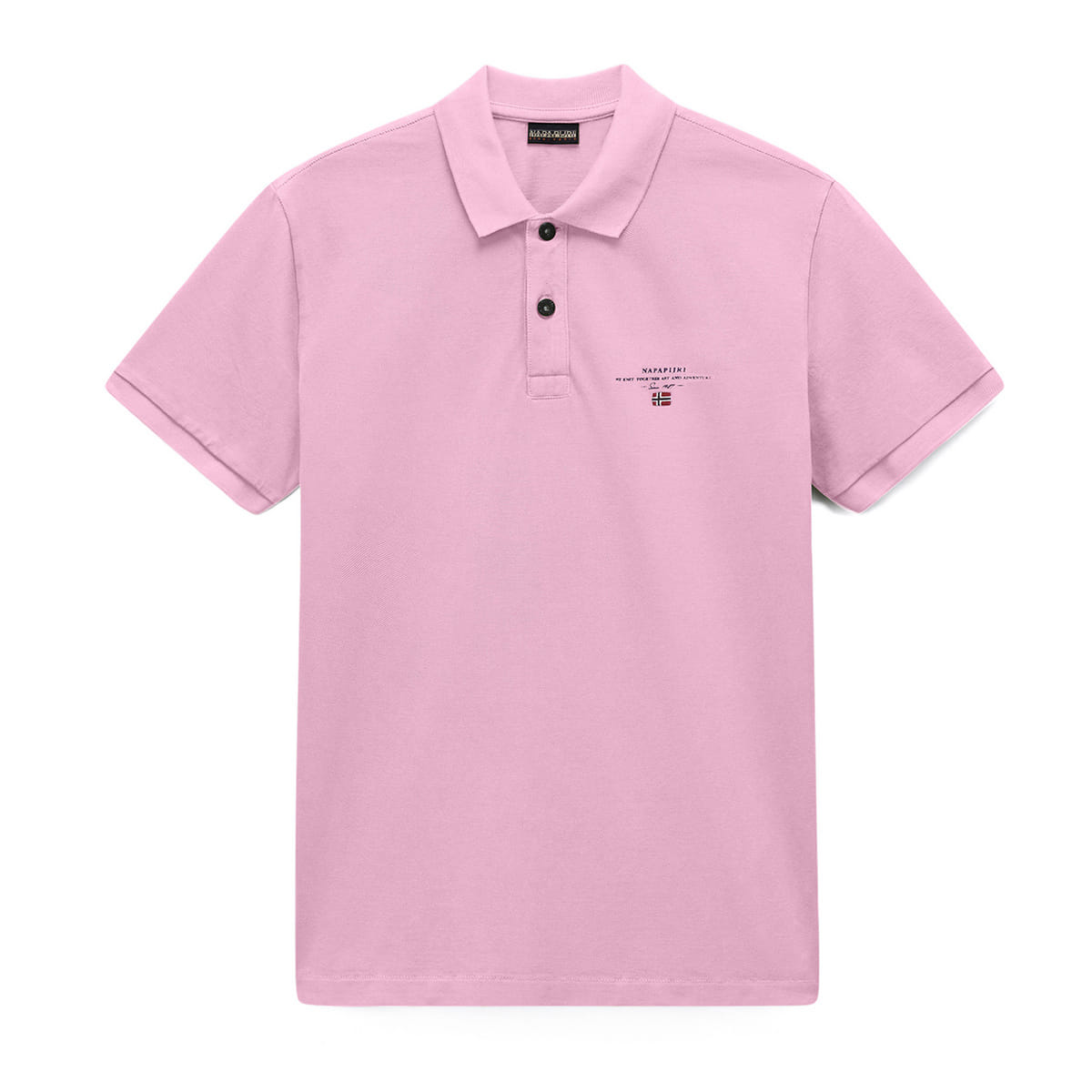 POLO CON RICAMO BANDIERA ELBAS