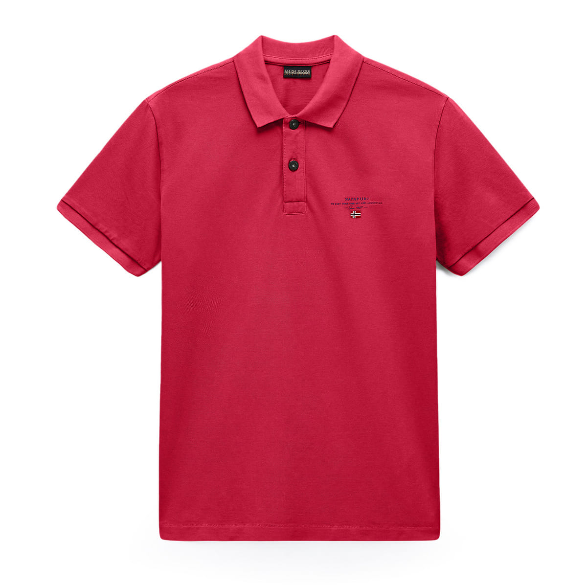 POLO CON RICAMO BANDIERA ELBAS