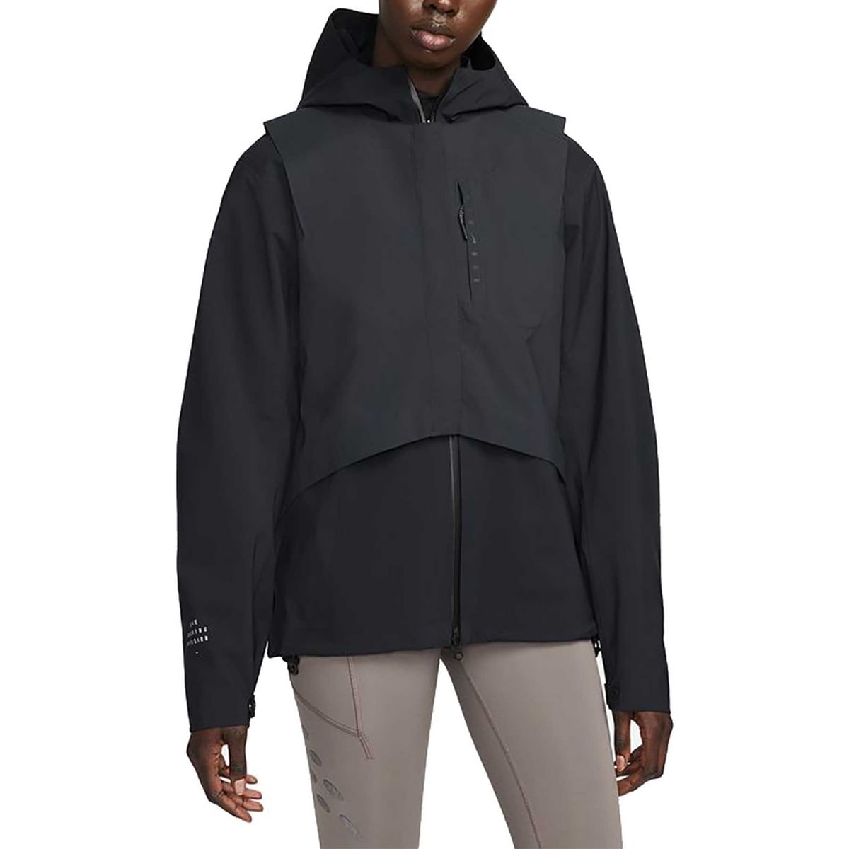 GIACCA CON CAPPUCCIO RUN DIVISION STORM-FIT DONNA