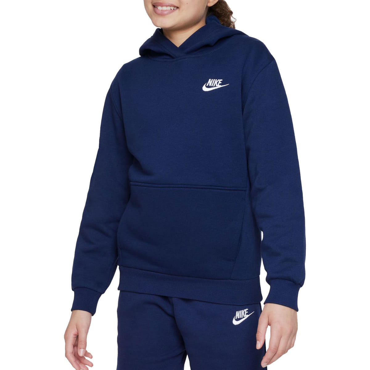 FELPA CON CAPPUCCIO SMALL LOGO BAMBINO