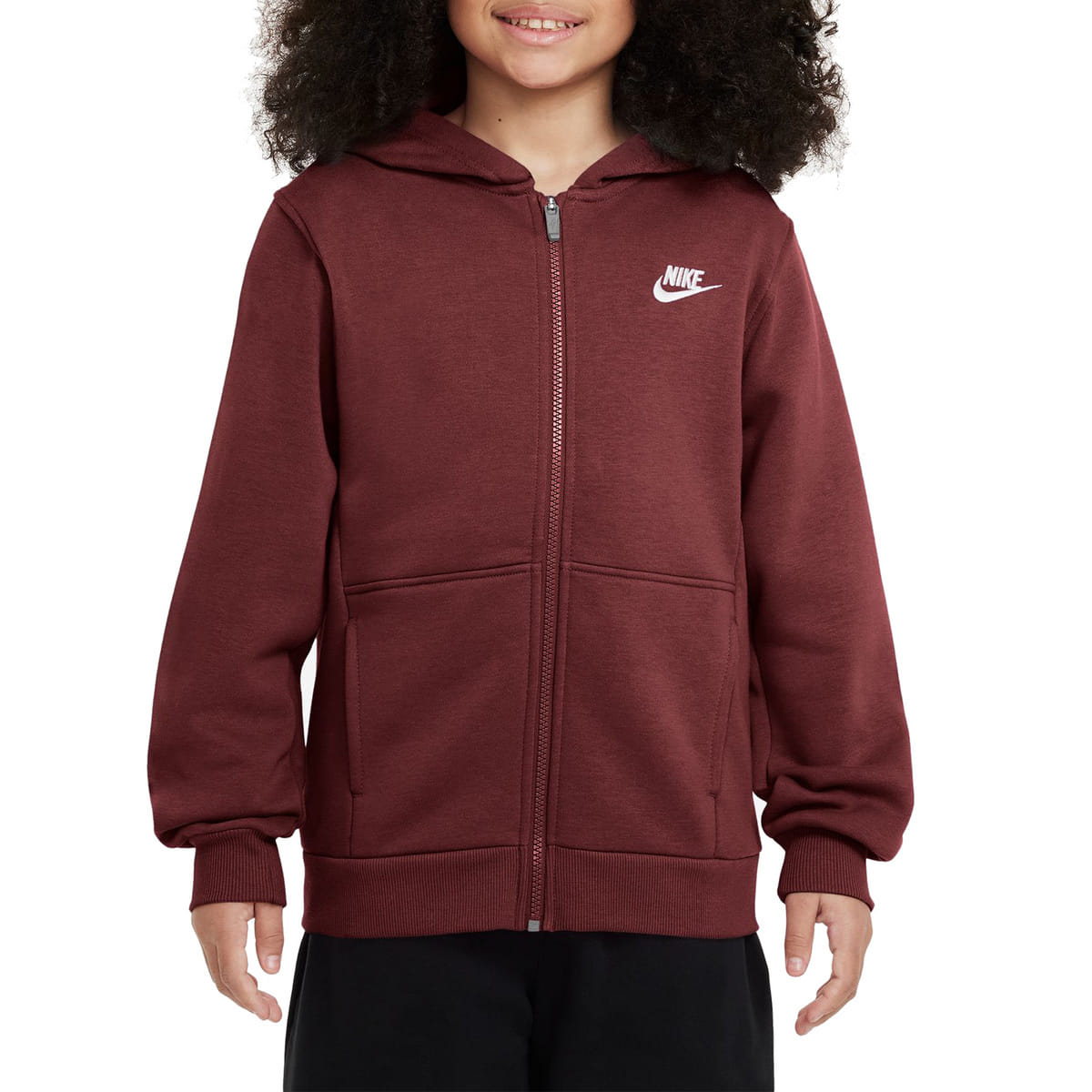 FELPA CON CAPPUCCIO FULL ZIP CLUB BAMBINO