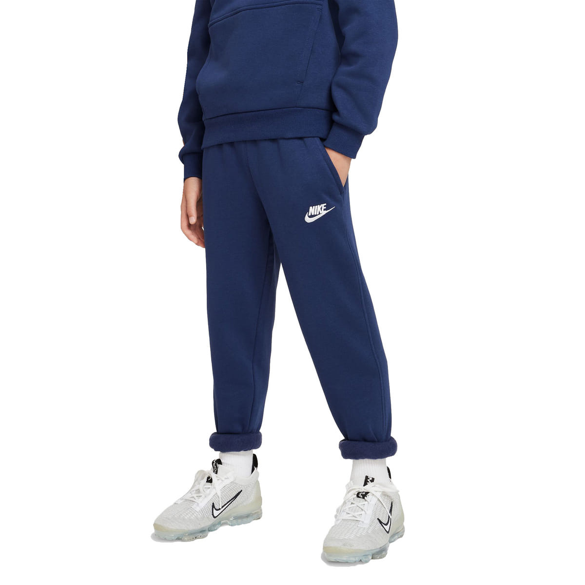 NIKE PANTALONI MINI LOGO BAMBINO 051138901_410 MIDNIGHT NAVY