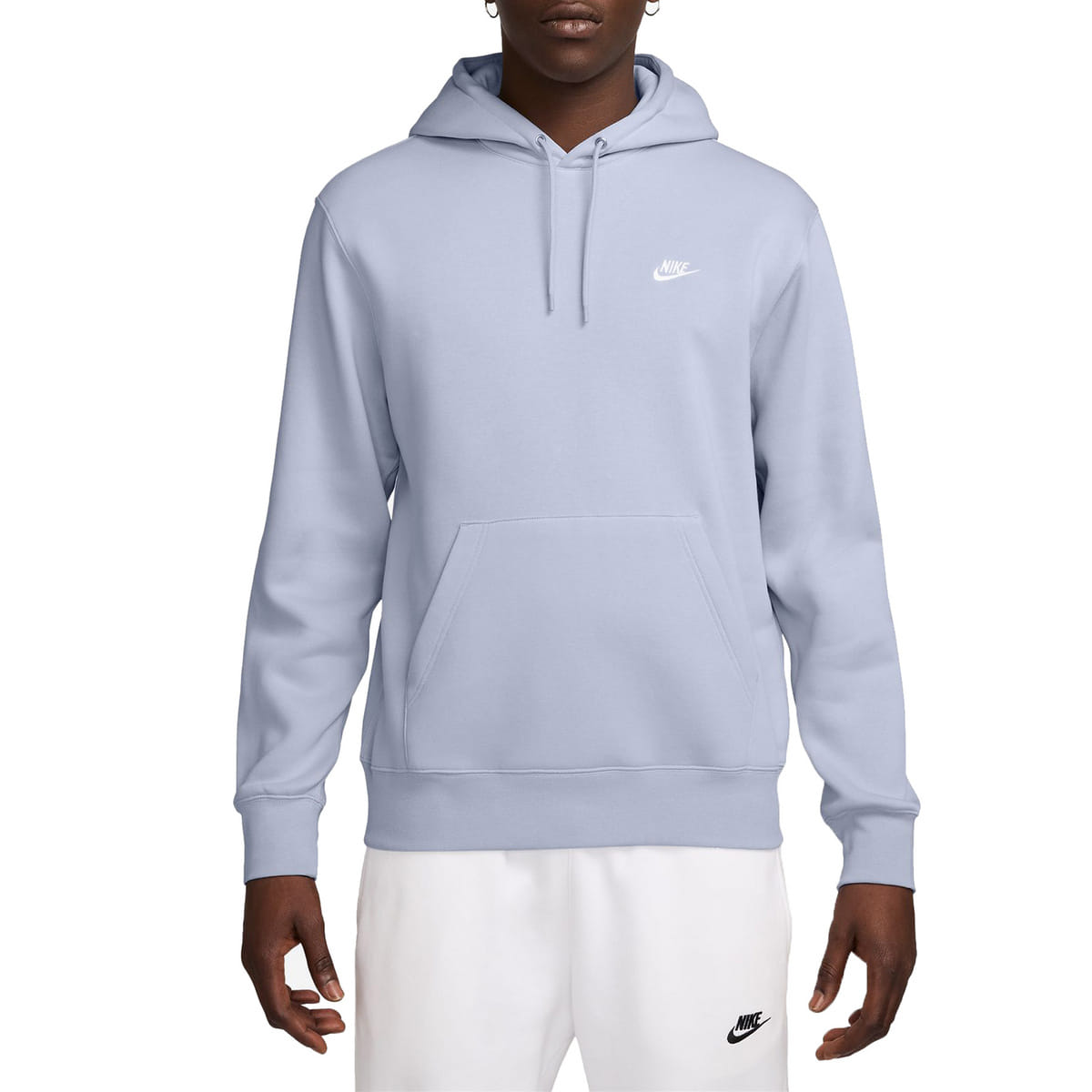 FELPA CON CAPPUCCO CLUB SMALL LOGO