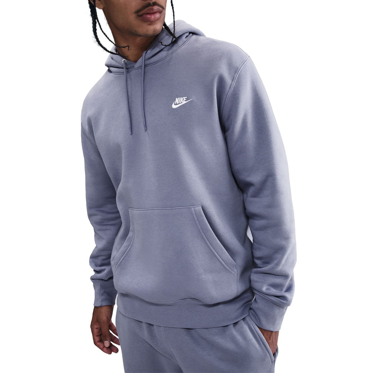 FELPA CON CAPPUCCO CLUB SMALL LOGO