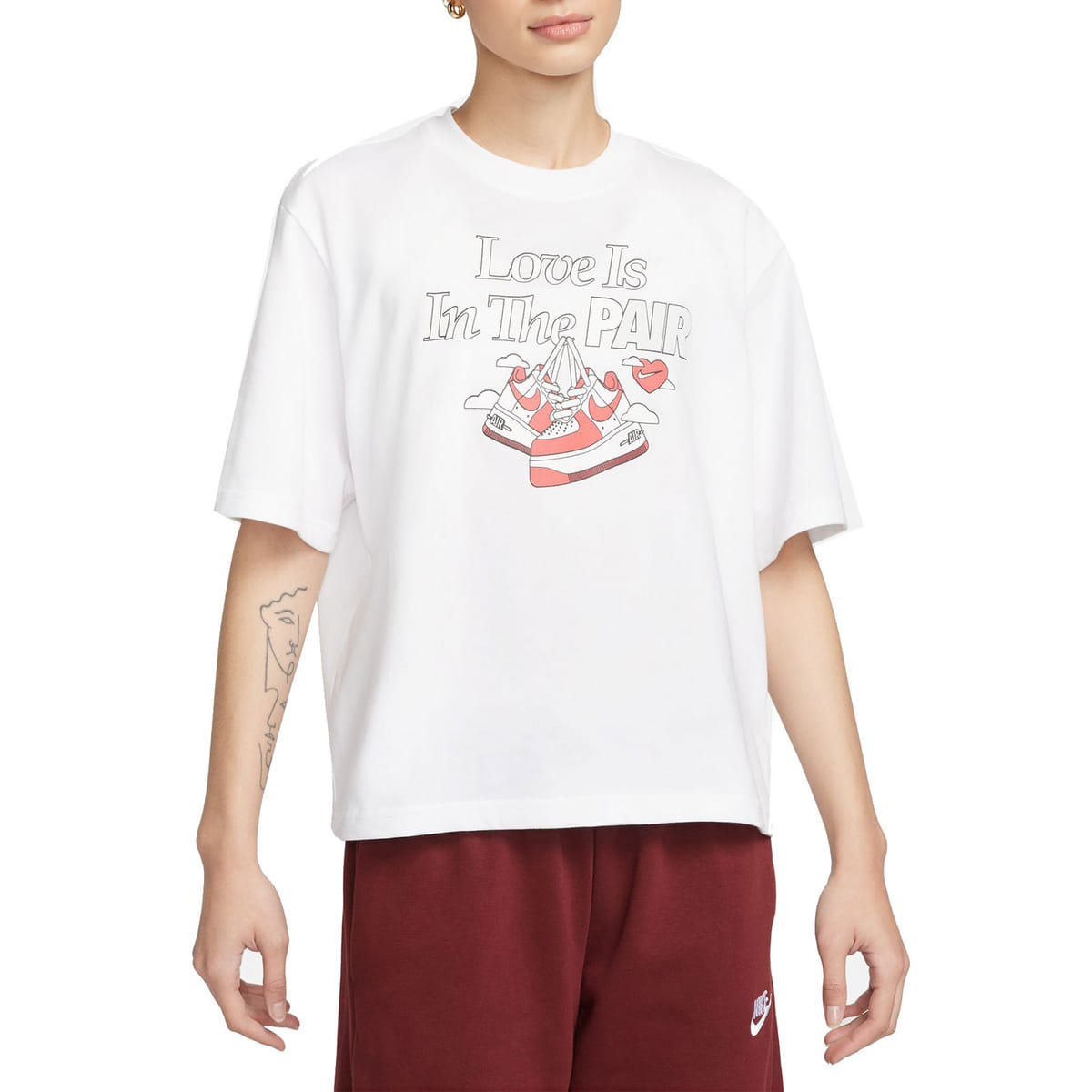 T-SHIRT BOXY LOVE DONNA