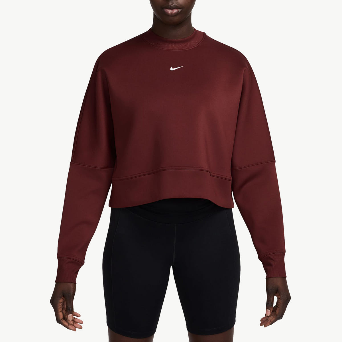 NIKE FELPA GIROCOLLO CROP OVER PRIMA DONNA 050351601_619