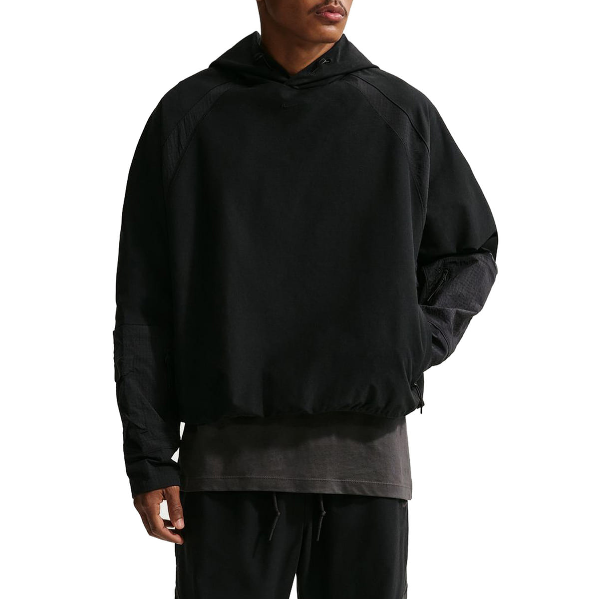 FELPA CON CAPPUCCIO NIKE TECH