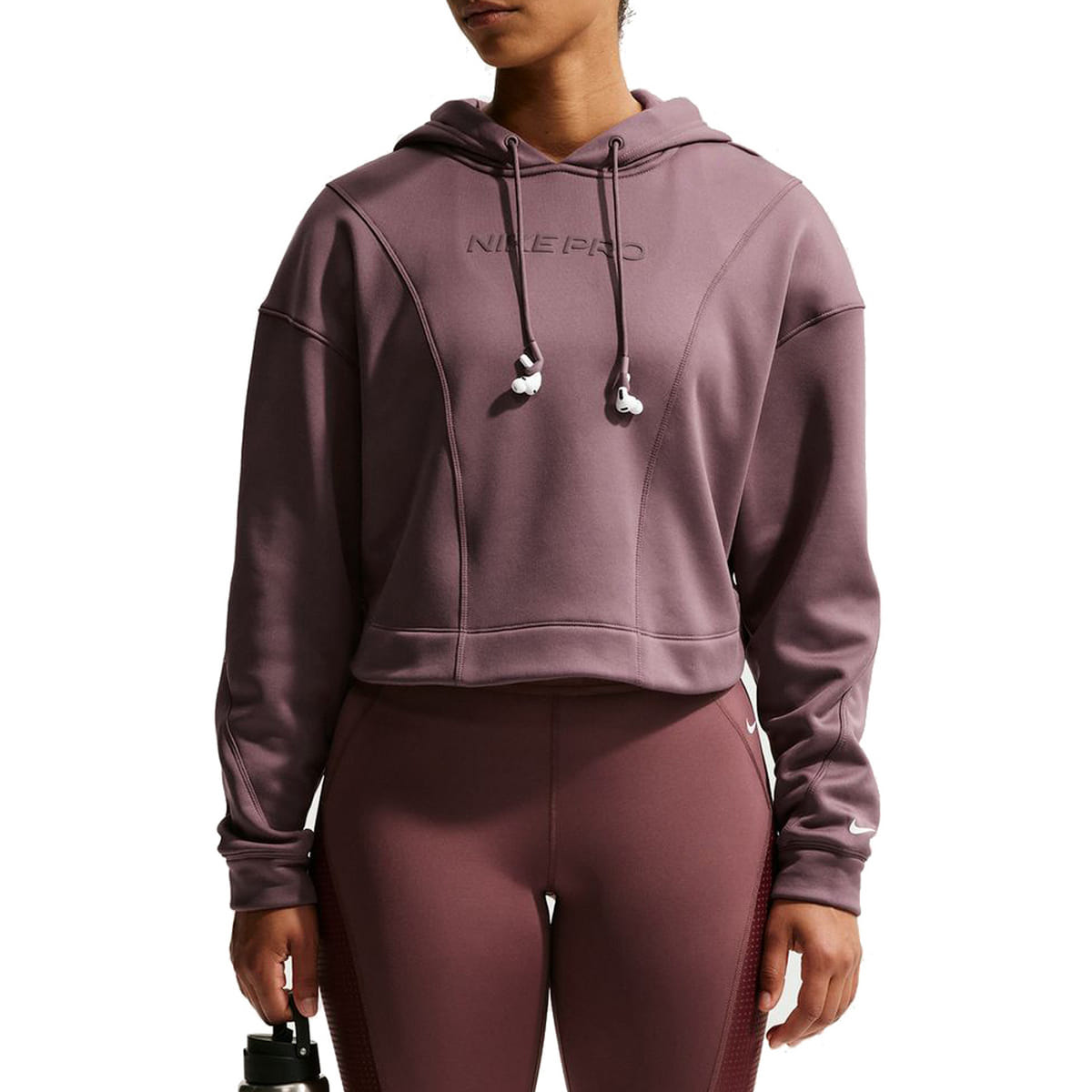 FELPA CON CAPPUCCIO NIKE PRO DONNA