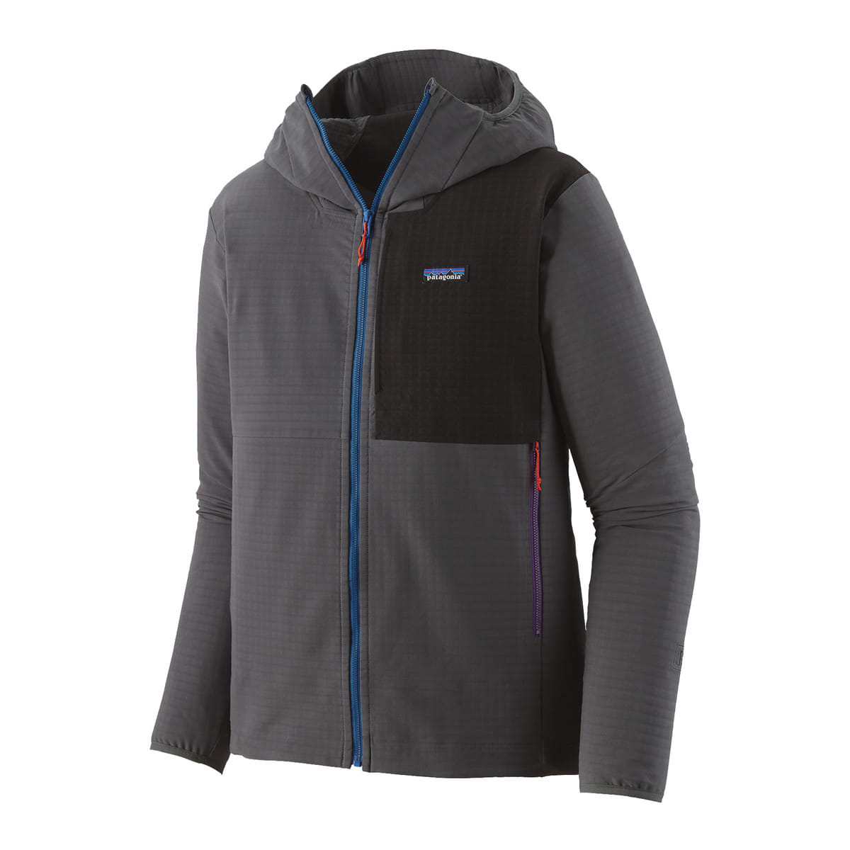 PILE FULL ZIP CON CAPPUCCIO R1® TECHFACE