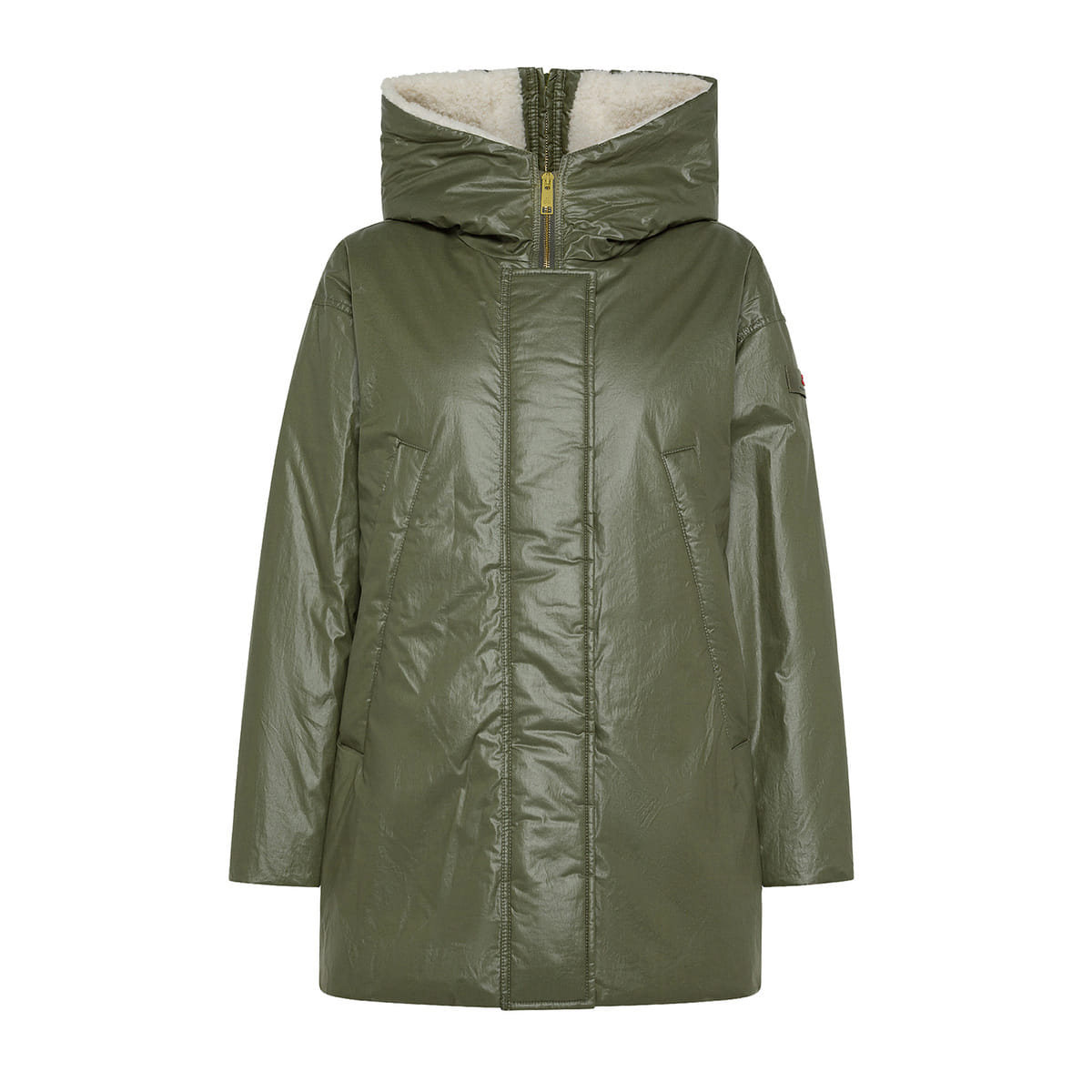 GIACCA CON CAPPUCCIO CORK DONNA