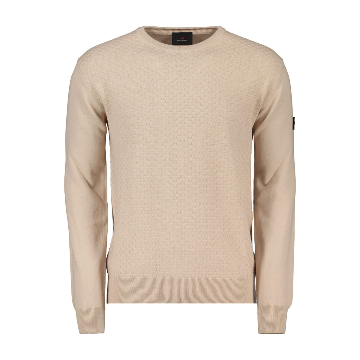 MAGLIONE GIROCOLLO COTONE E LANA LAVORATO SHIPKA