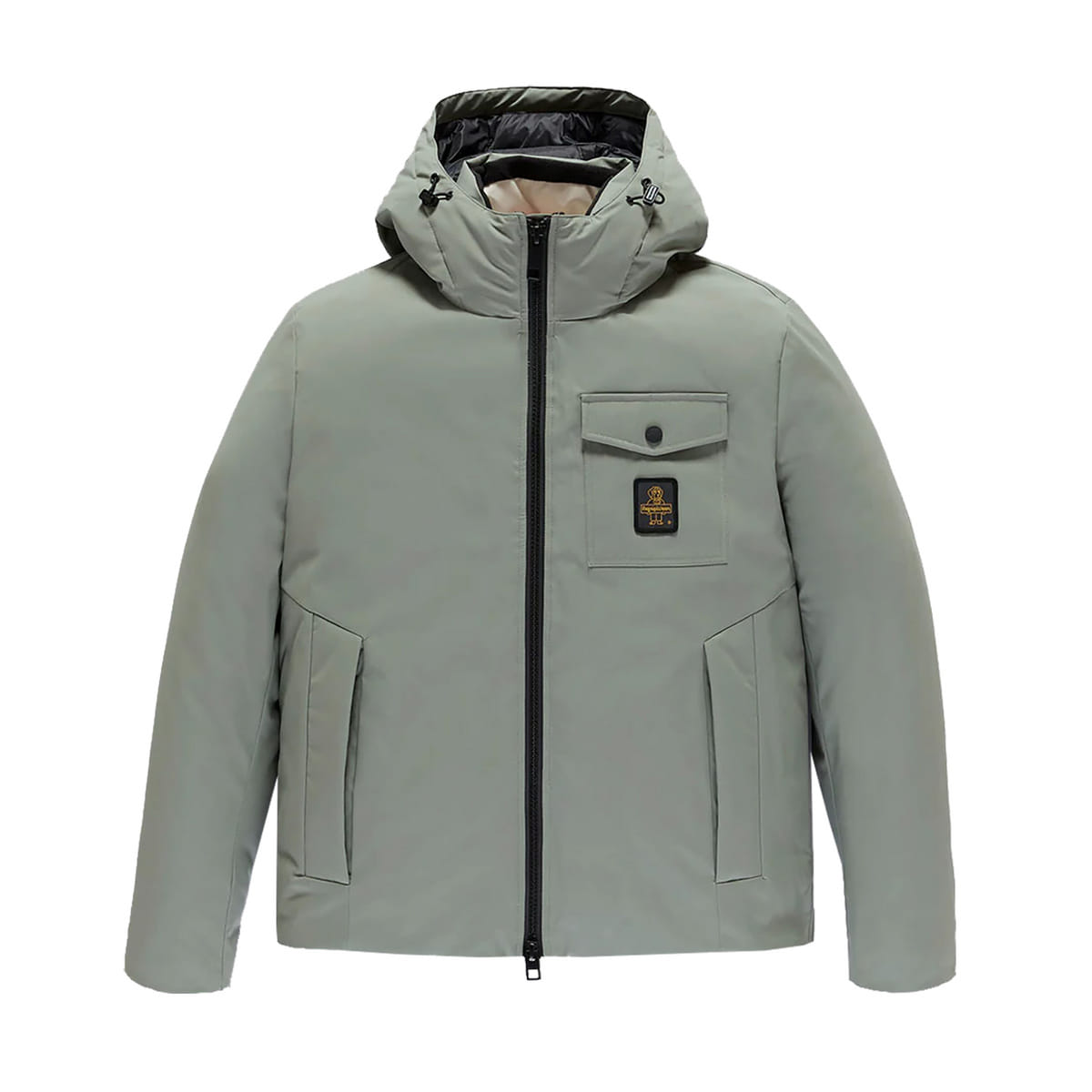 Refrigiwear Giacca Con Cappuccio Polar Verde Uomo