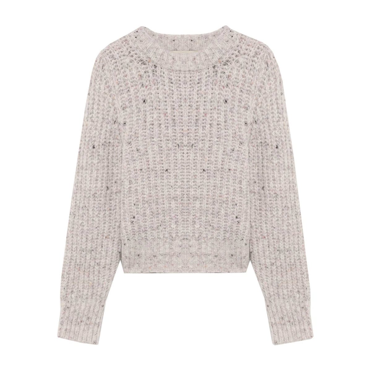 MAGLIONE GIROCOLLO MISTO MOHAIR BOTTONATO DONNA