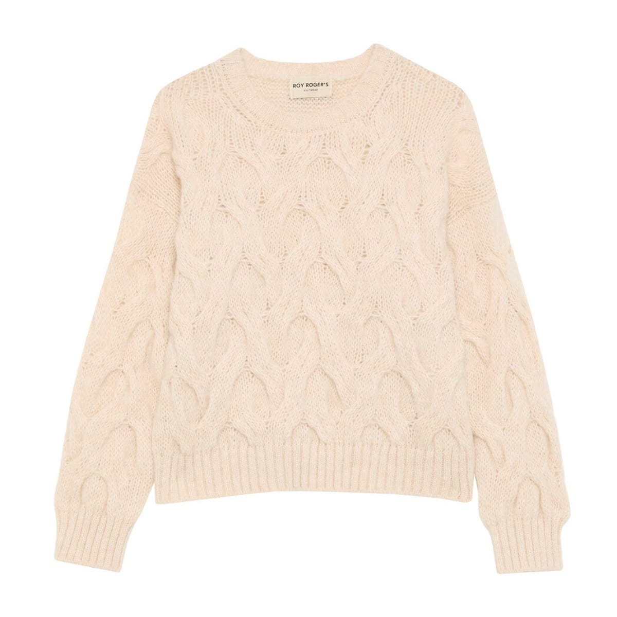 MAGLIA MULTI CABLE MIX ALPACA DONNA