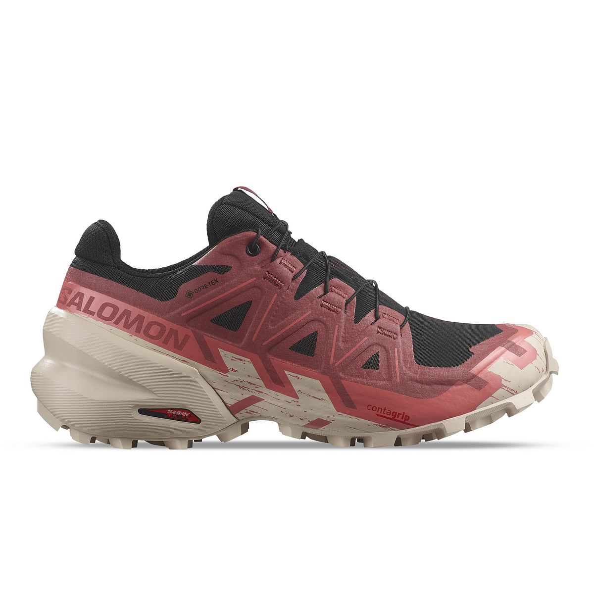 SALOMON SPEEDCROSS 6 GTX DONNA 047937701 2100 BLK ROSE Scarpe Trail Running Running Sport