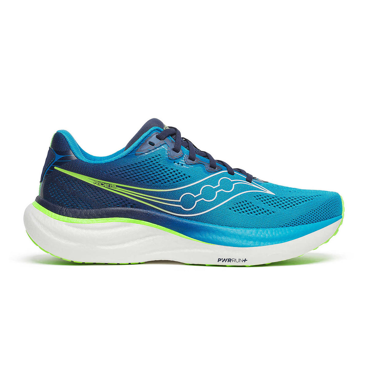 Saucony Ride 19 Color Cobalt Slime, Size 44 Eu 150 - Cobalt Slime 44