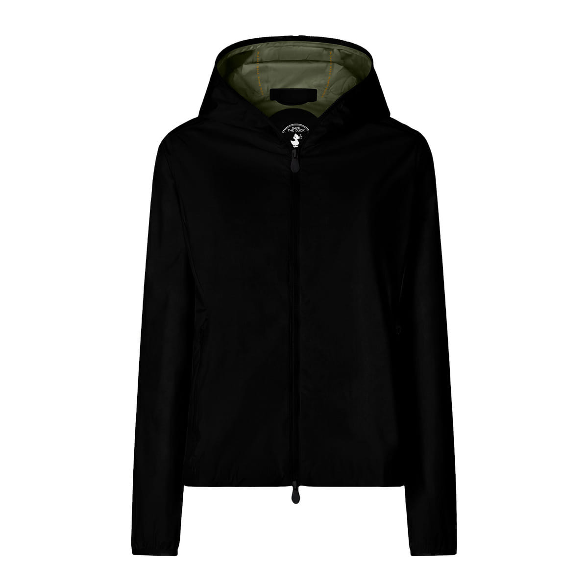 GIACCA CAPPUCCIO ZIP CONTRASTO STELLA DONNA