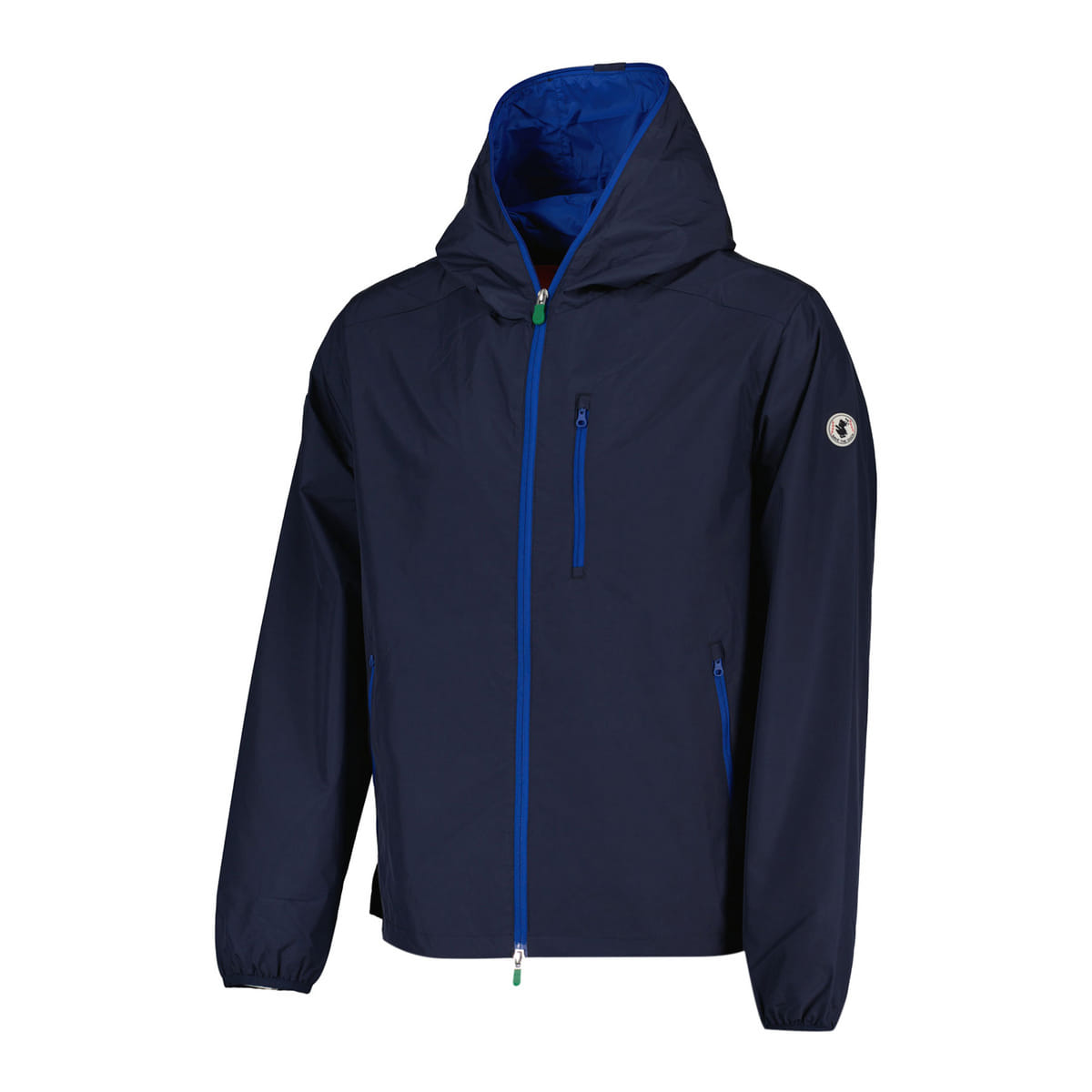 GIACCA CON CAPPUCCIO ZIP CONTRASTO DAVID