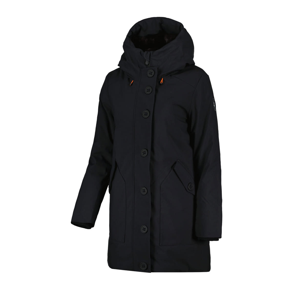 PARKA CON CAPPUCCIO ECOPELLICCIA SIAN DONNA