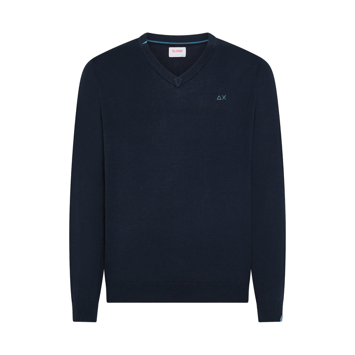 MAGLIONE SCOLLO V COTONE