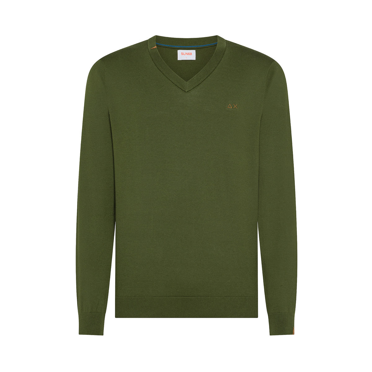 MAGLIONE SCOLLO V COTONE