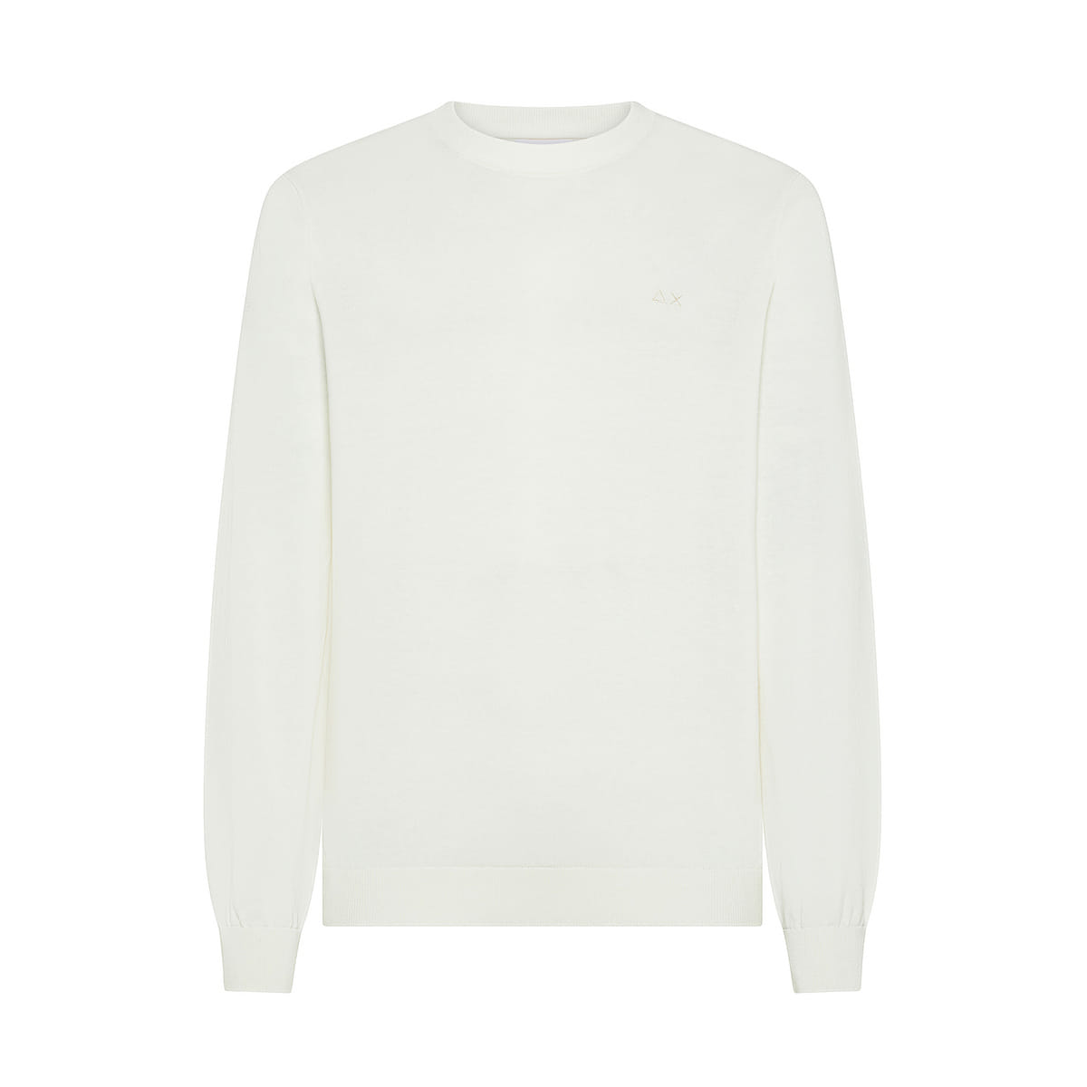 MAGLIONE GIROCOLLO COTONE CREP LAVATO