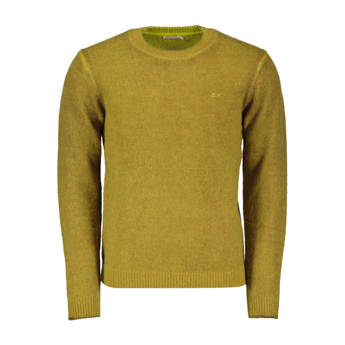 MAGLIONE GIROCOLLO FADED IN LANA E ALPACA