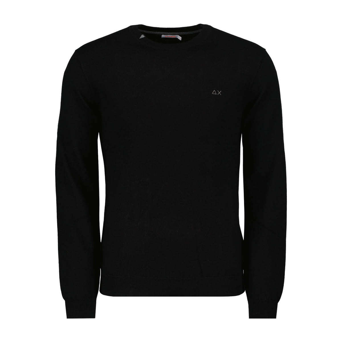 MAGLIONE GIROCOLLO IN COTONE E LANA