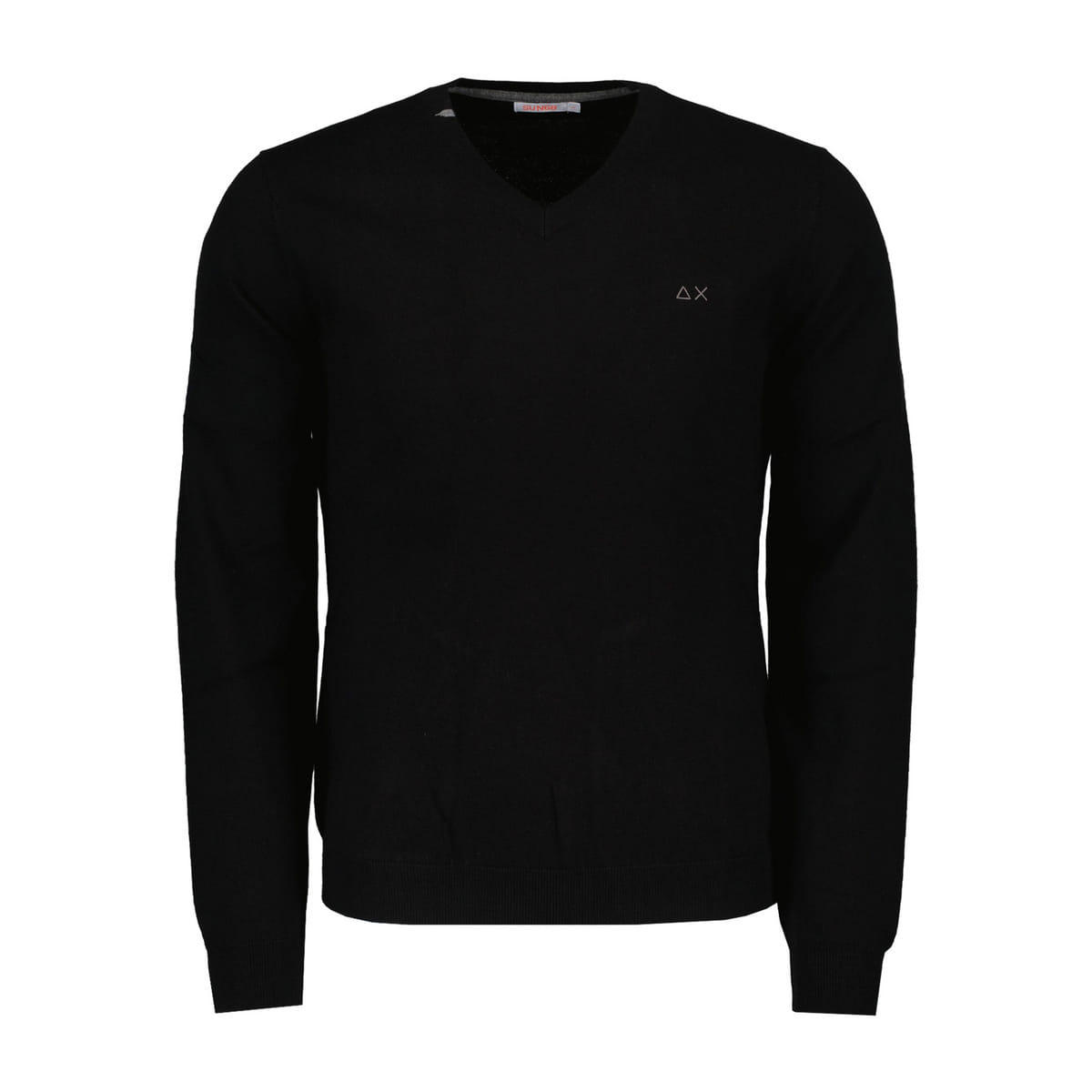 MAGLIONE SCOLLO V IN COTONE E LANA
