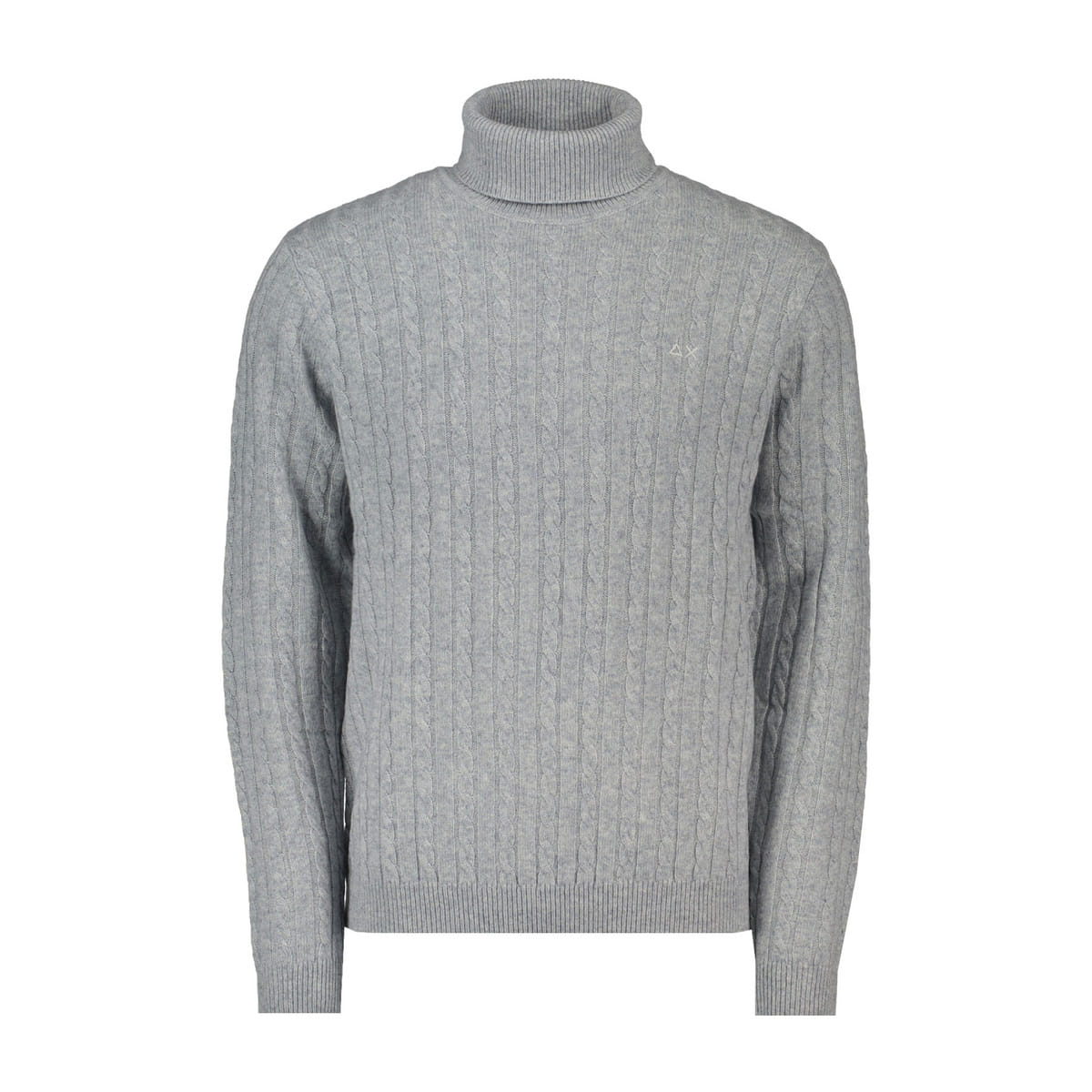 MAGLIONE DOLCEVITA IN LANA E CACHEMIRE TRECCIA