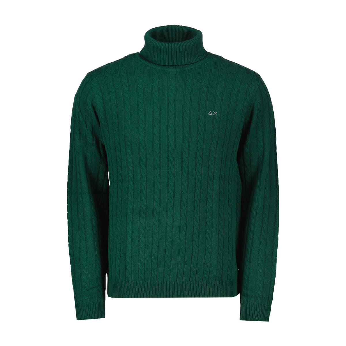 MAGLIONE DOLCEVITA IN LANA E CACHEMIRE TRECCIA
