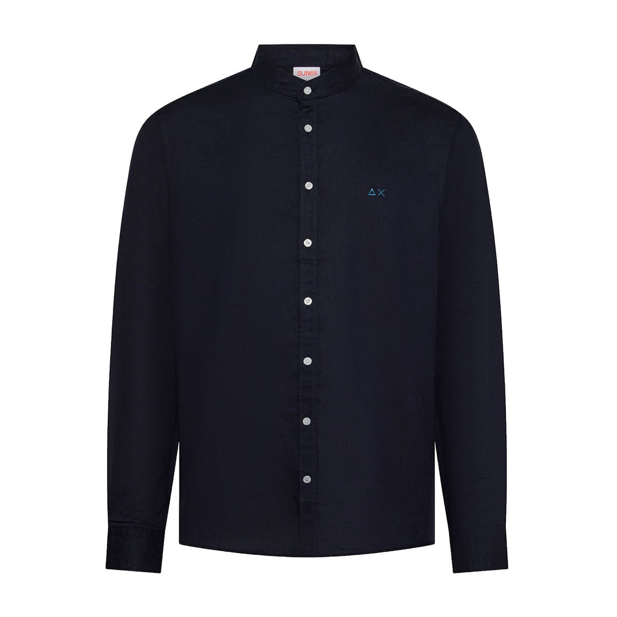 CAMICIA COLLO GURU  IN LINO COTONE