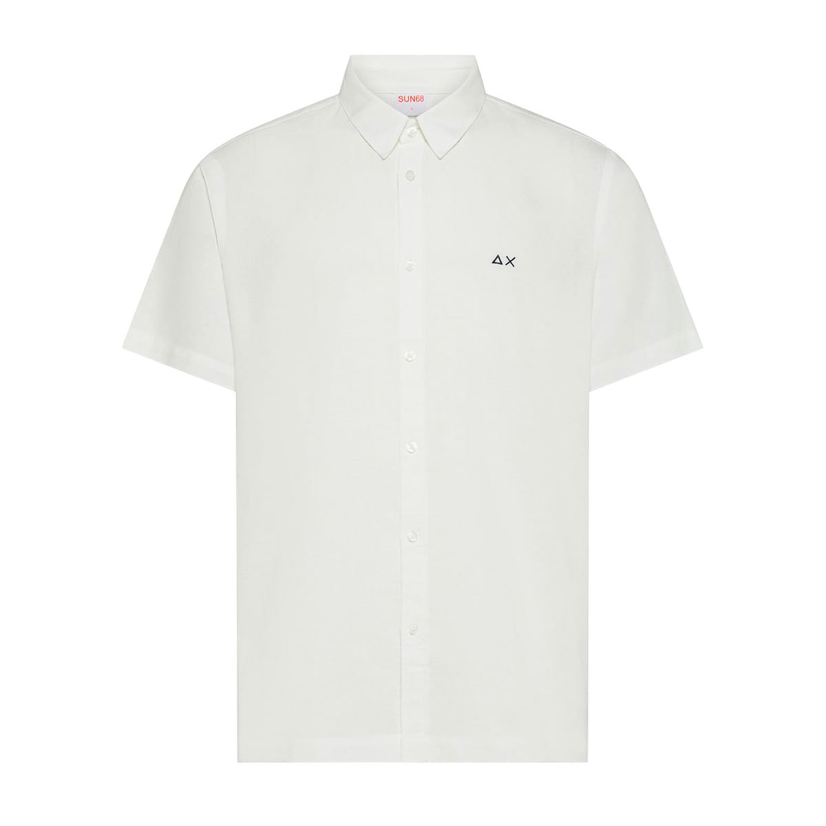 CAMICIA MC IN LINO COTONE