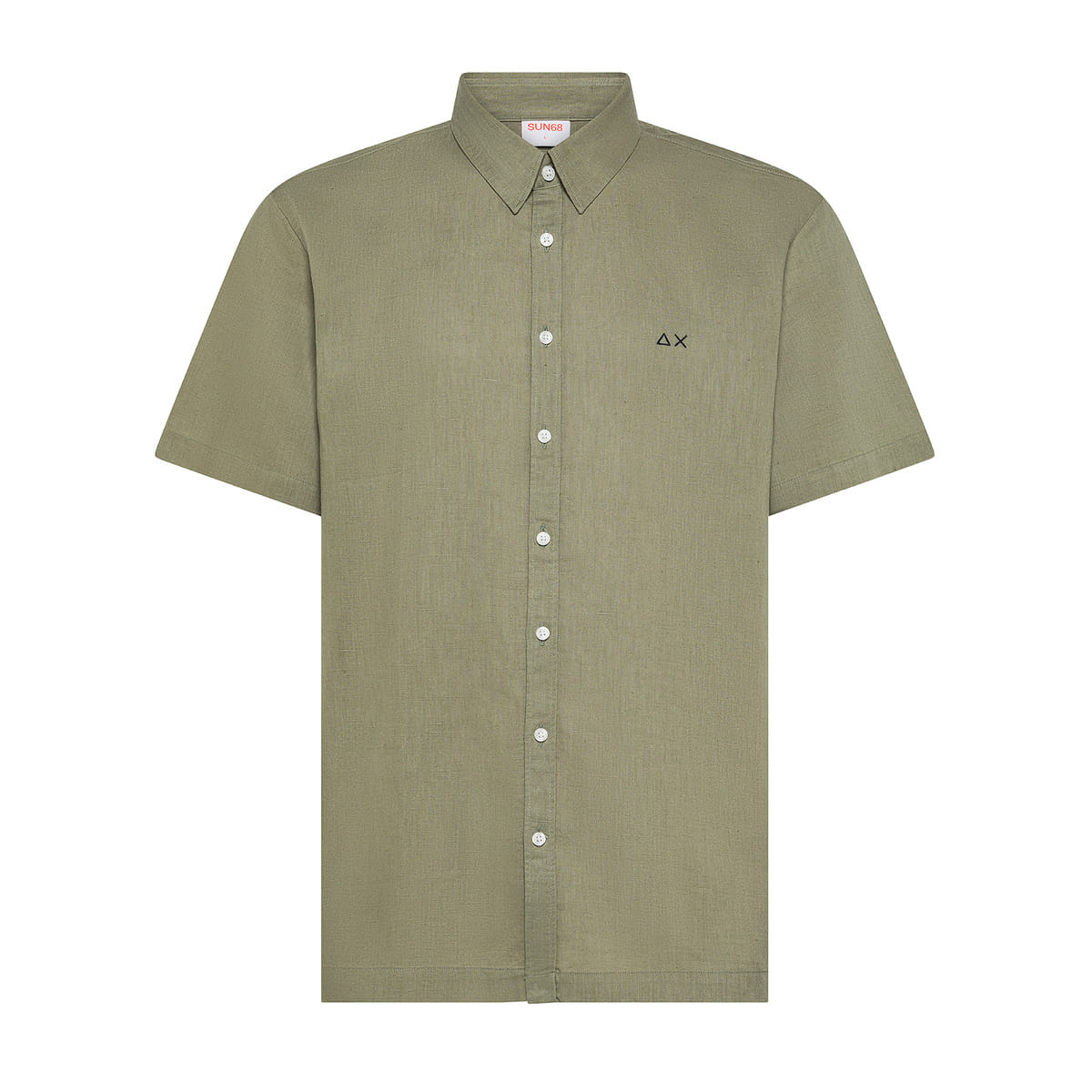 CAMICIA MC IN LINO COTONE