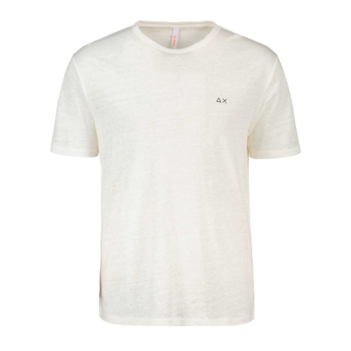 SUN 68 T-Shirt Uomo Bianca | Girocollo Manica Corta | Modello T32112