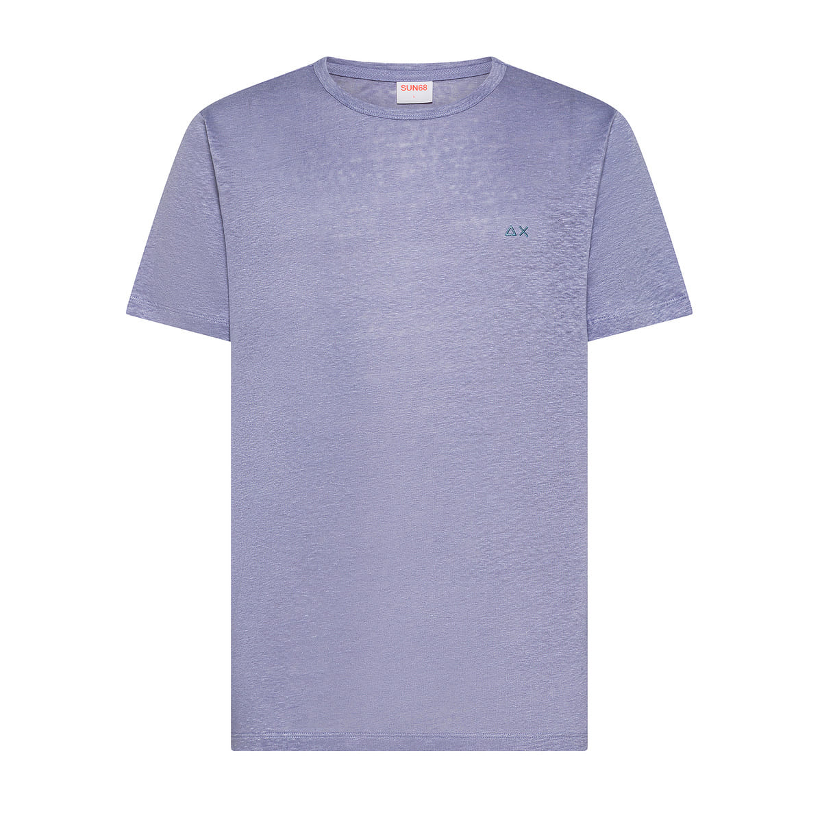 T-SHIRT GIROCOLLO JERSEY LINEN SOLID