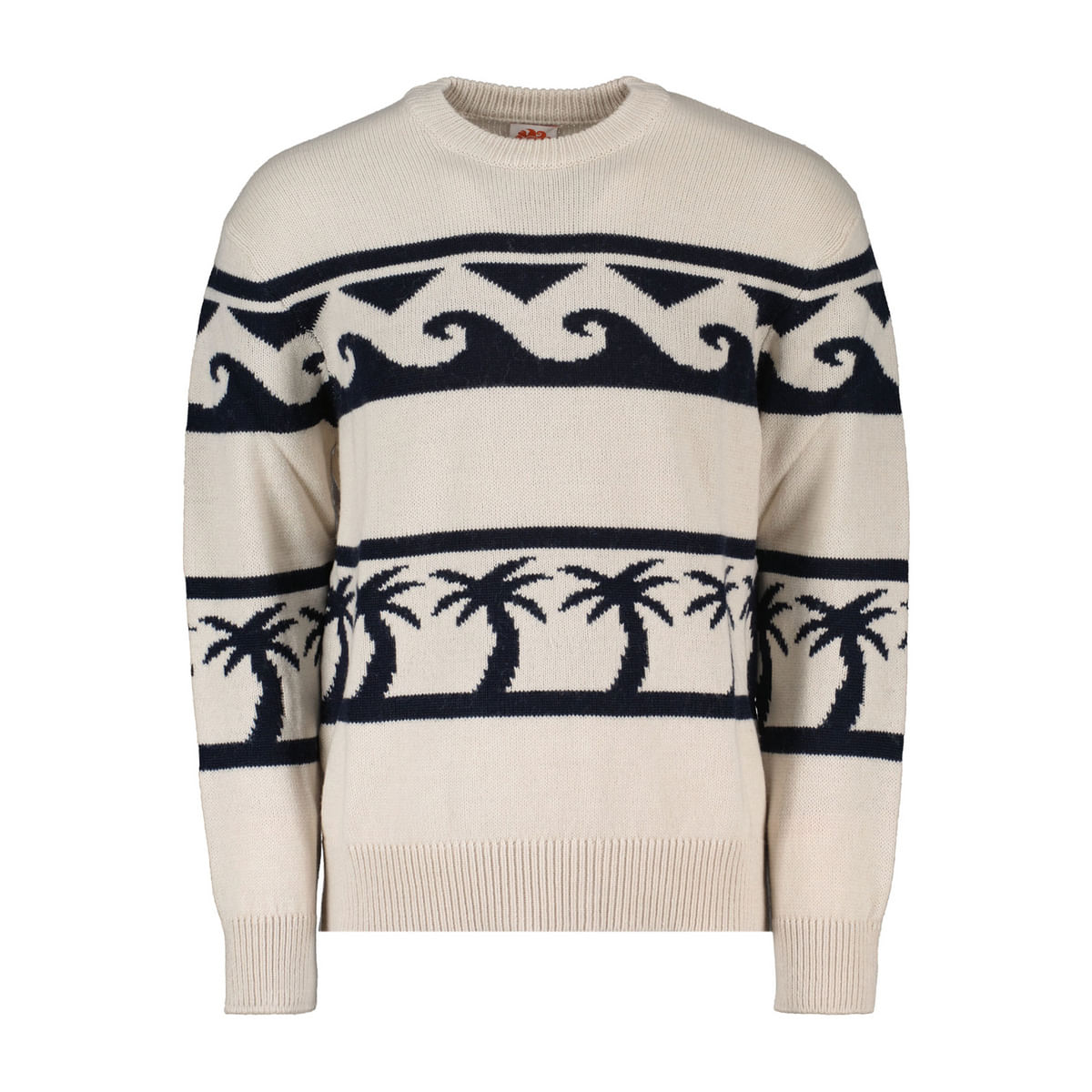 MAGLIONE GIROCOLLO JACQUARD