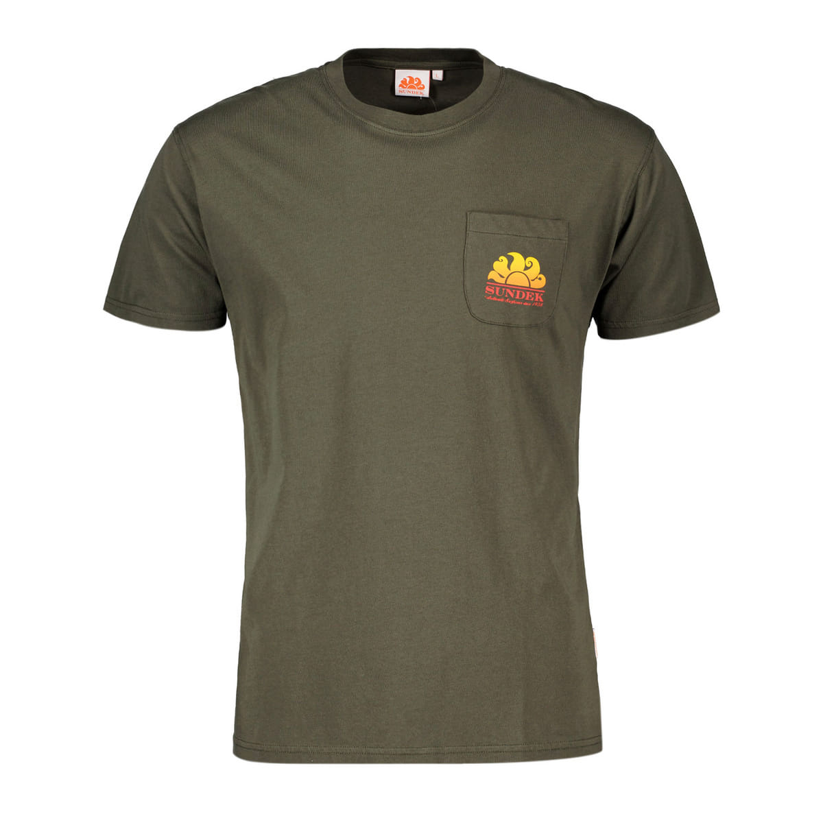 T-SHIRT POCKET RETRO LOGO